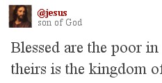 If Jesus used twitter